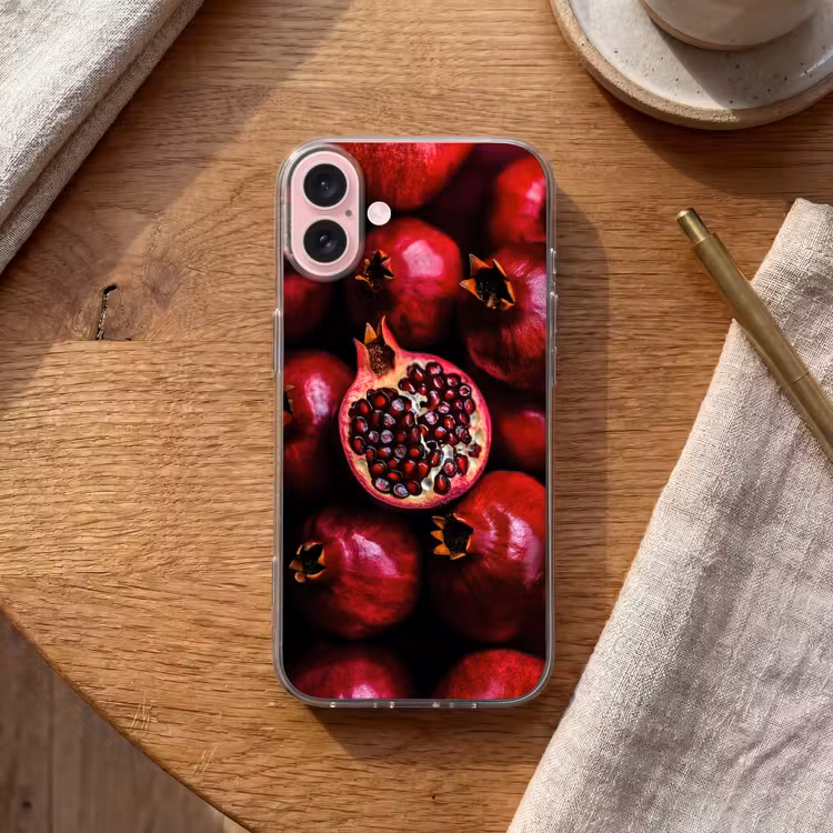 Telefoonhoesje - Granaatappel - Rood - Fruit — 2