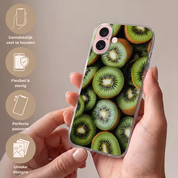 Telefoonhoesje - Kiwi - Fruit - Groen — 4