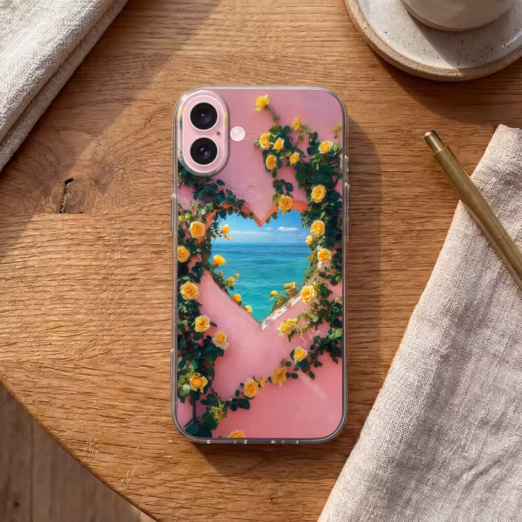 Telefoonhoesje - Hart - Zee - Muur — 2