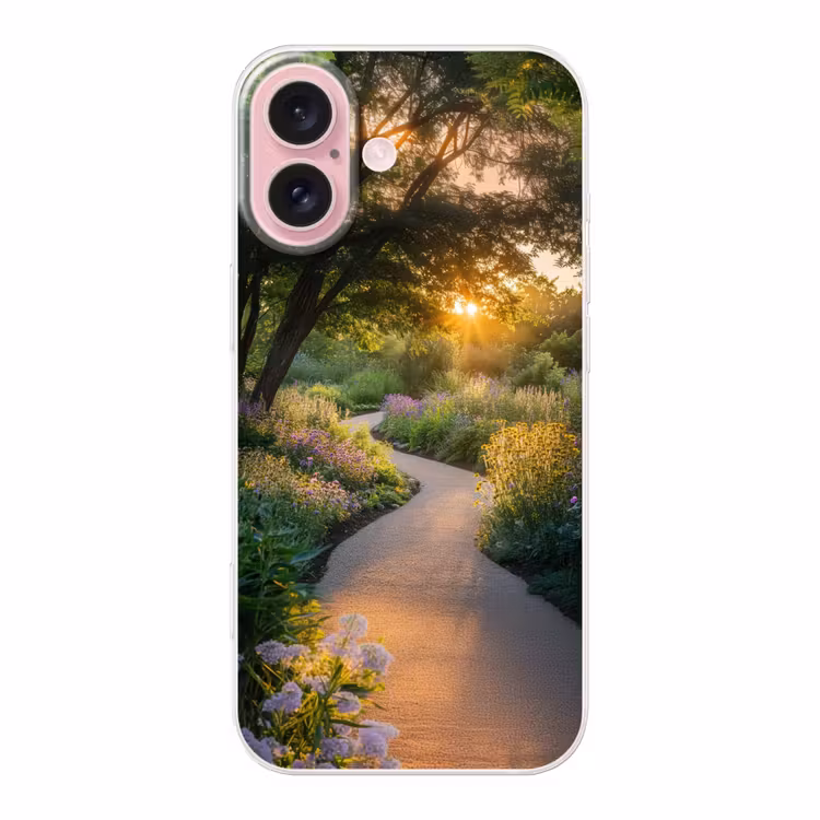 Telefoonhoesje - Pad - Bloemen - Park — 1