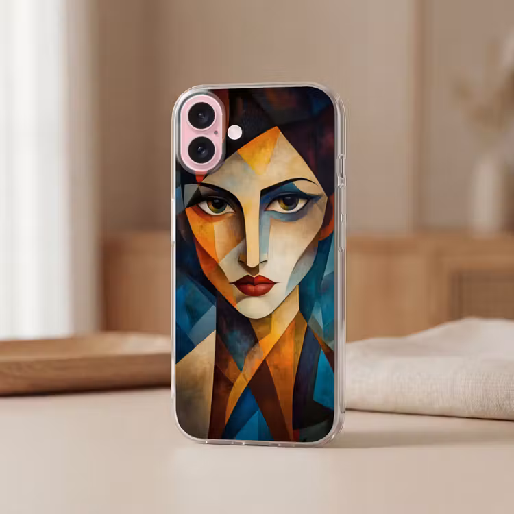 Telefoonhoesje - Portret - Abstract - Vormen — 3