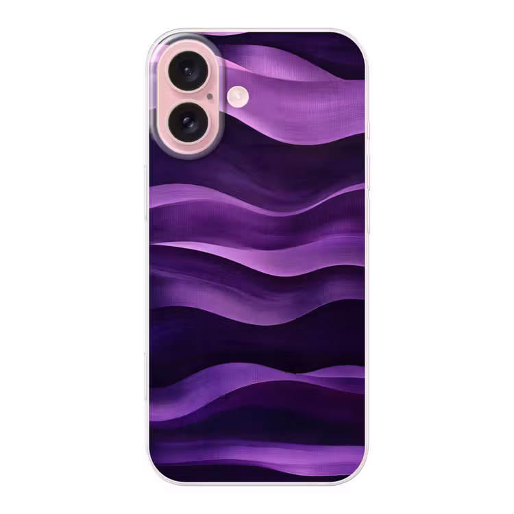 Telefoonhoesje - Golven - Abstract - Paars — 1