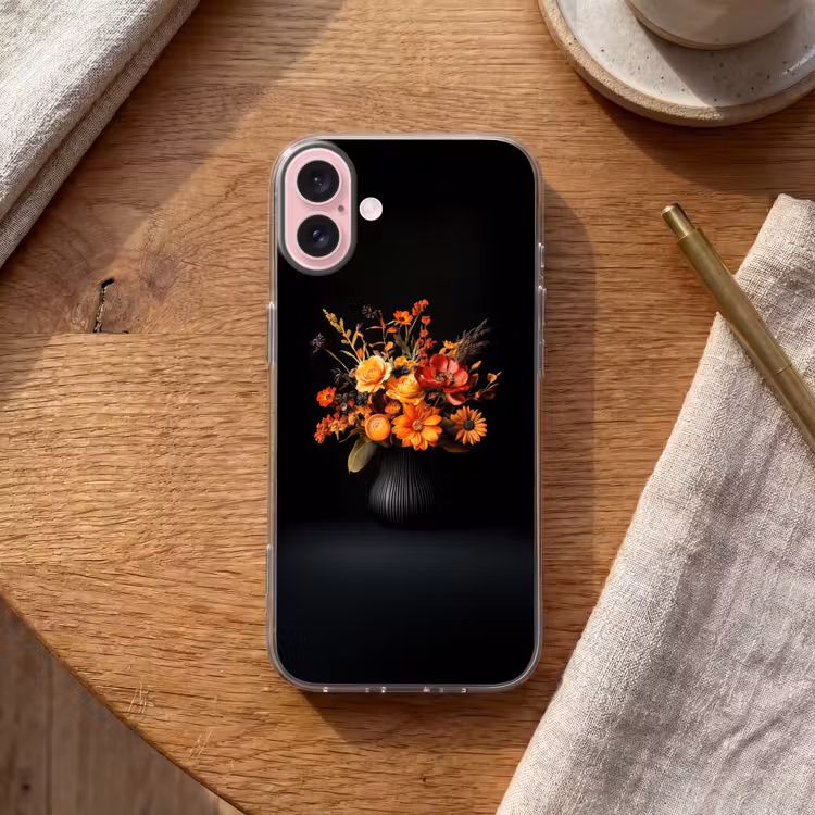 Telefoonhoesje - Herfst - Boeket - Oranje — 2