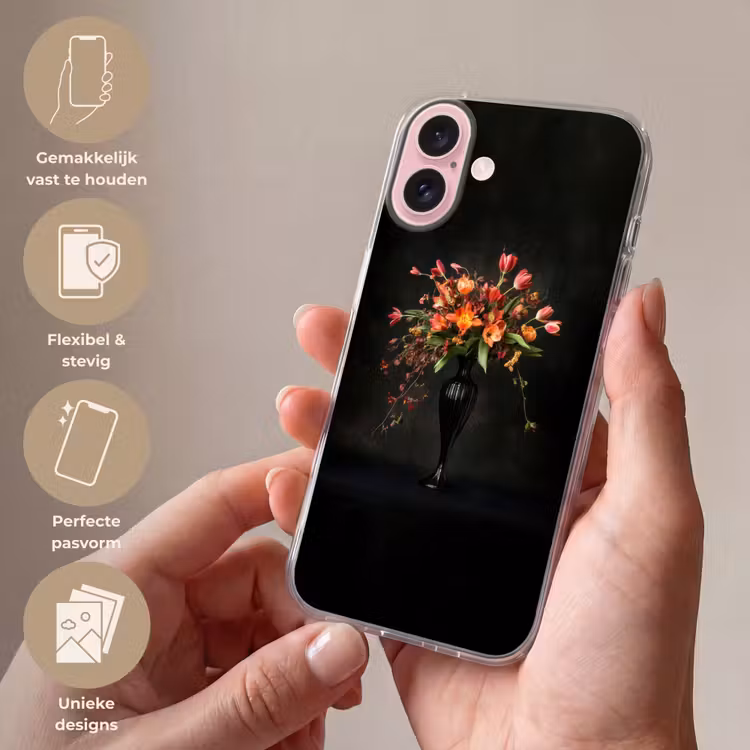 Telefoonhoesje - Sierlijk - Boeket - Vaas — 4