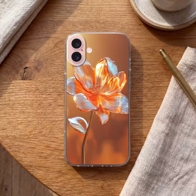 Telefoonhoesje - Glazen - Bloem - Zonlicht — 2