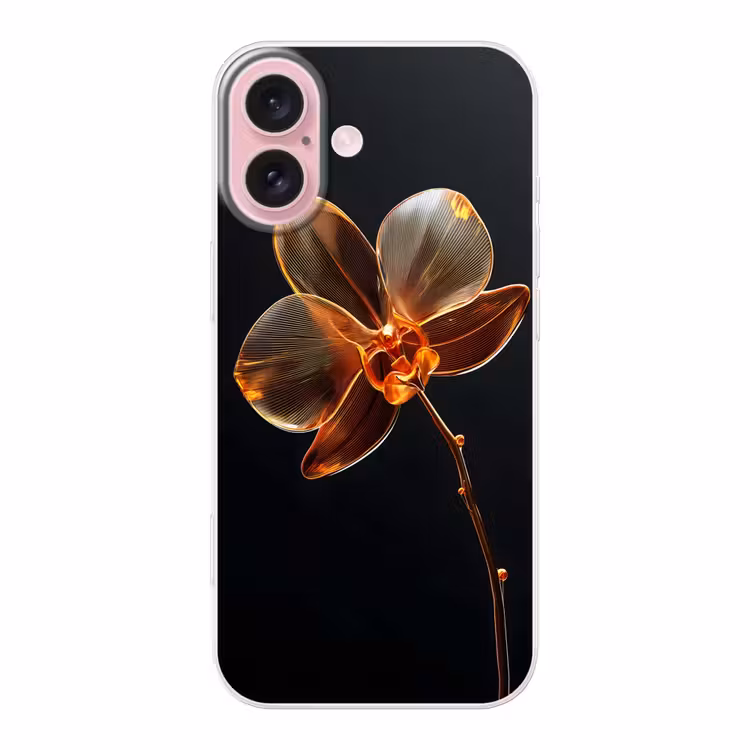Telefoonhoesje - Orchidee - Doorzichtig - Bloem — 1