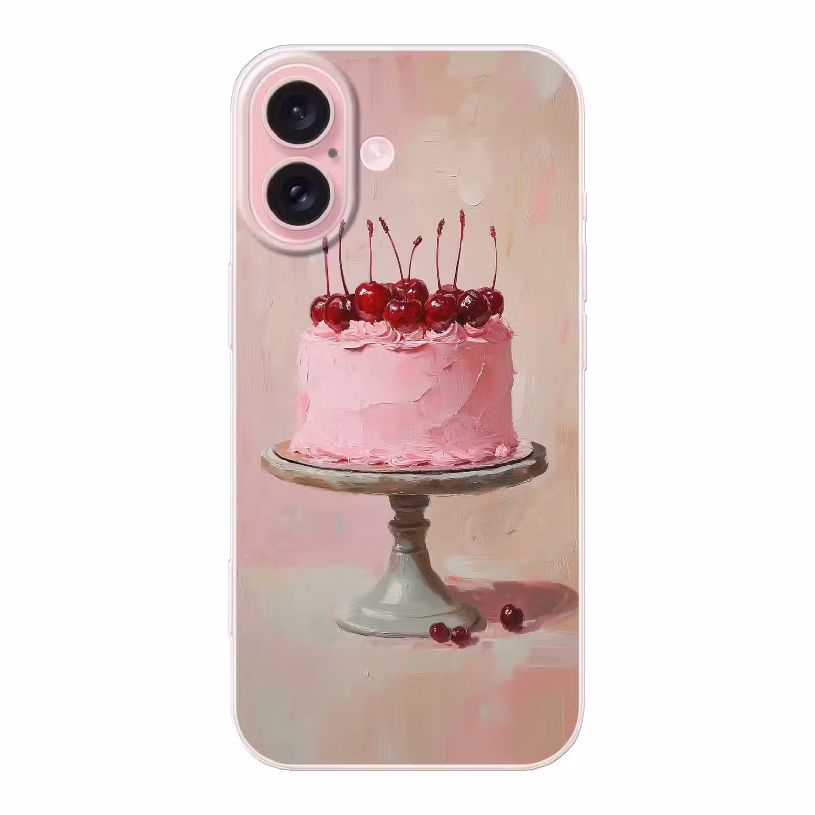 Telefoonhoesje - Taart - Pink - Cherry — 1