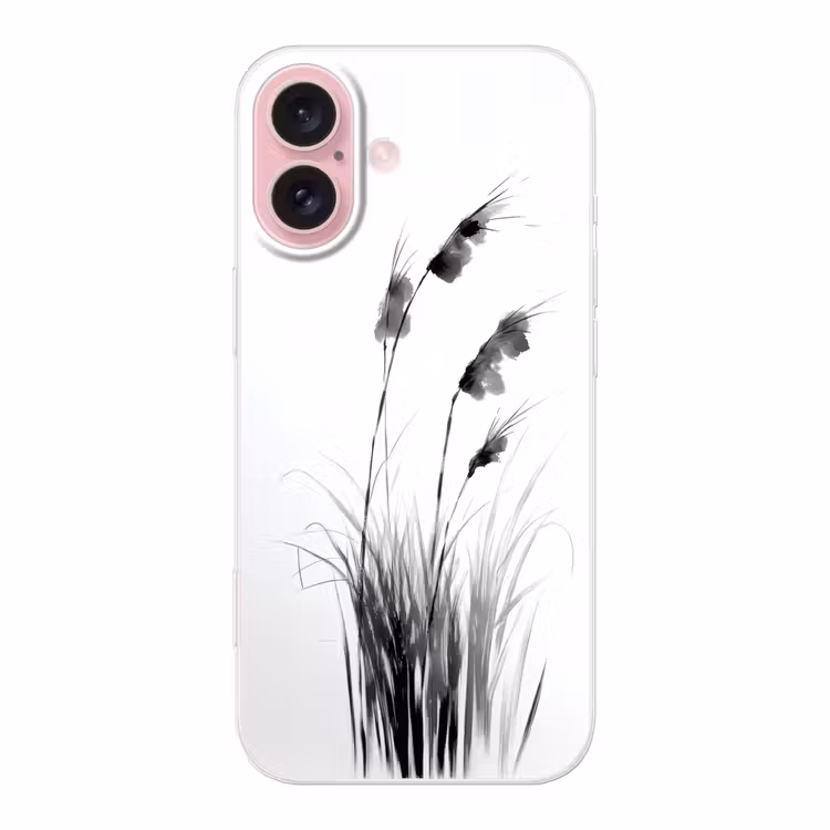 Telefoonhoesje - Minimalistisch - Stelen - Wit — 1