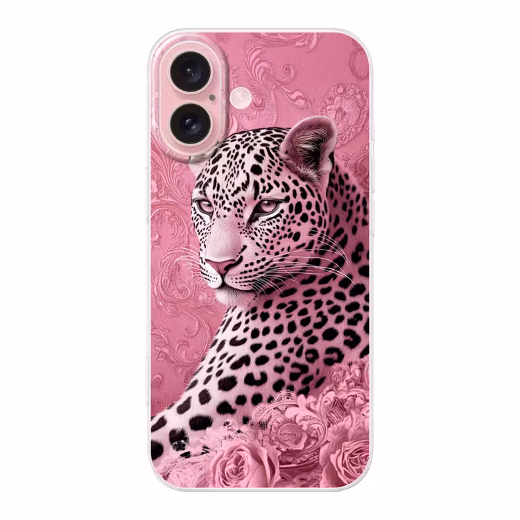 Telefoonhoesje - Panter - Luxe - Roze — 1