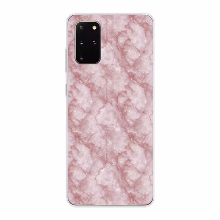 Telefoonhoesje - Roze - Kwartsmarmer - Aders — 1
