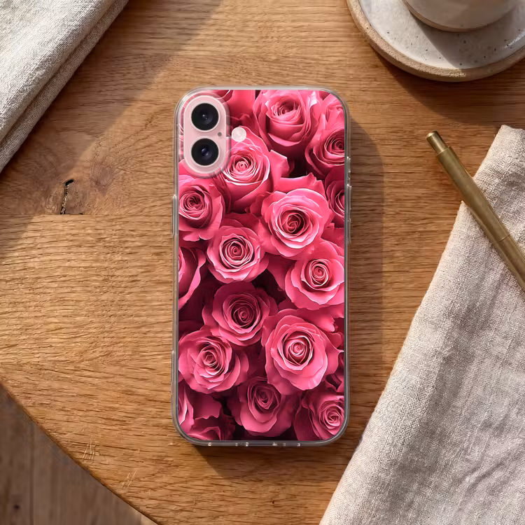 Telefoonhoesje - Rozen - Pink - Bloem — 2