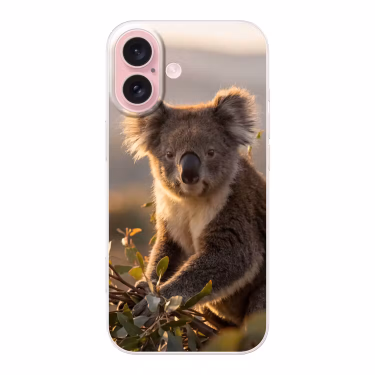 Telefoonhoesje - Koala - Bladeren - Ochtendlicht — 1