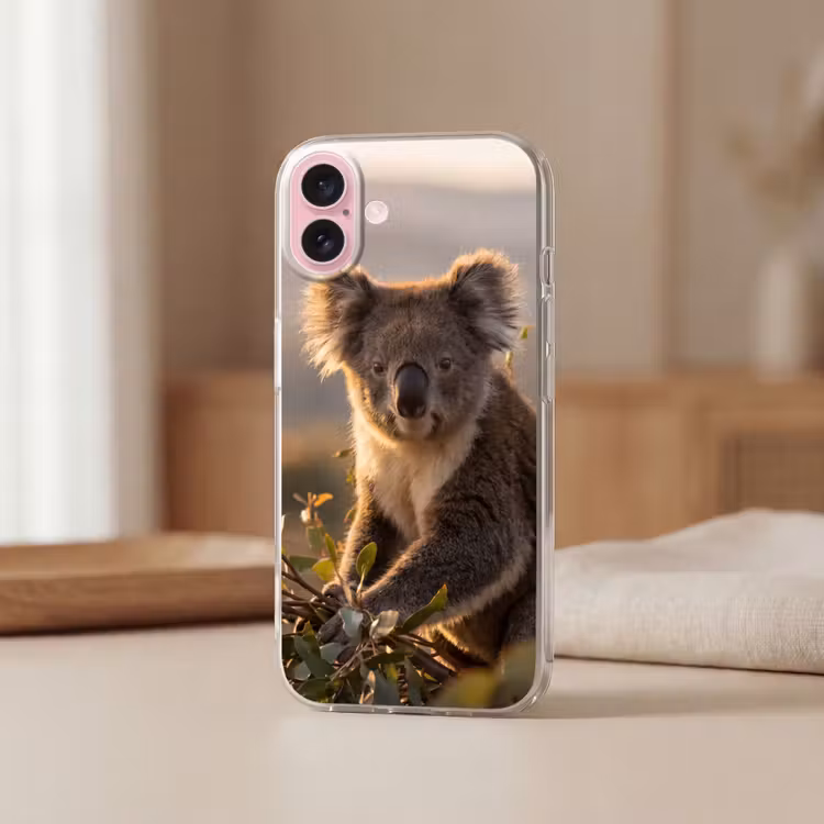 Telefoonhoesje - Koala - Bladeren - Ochtendlicht — 3