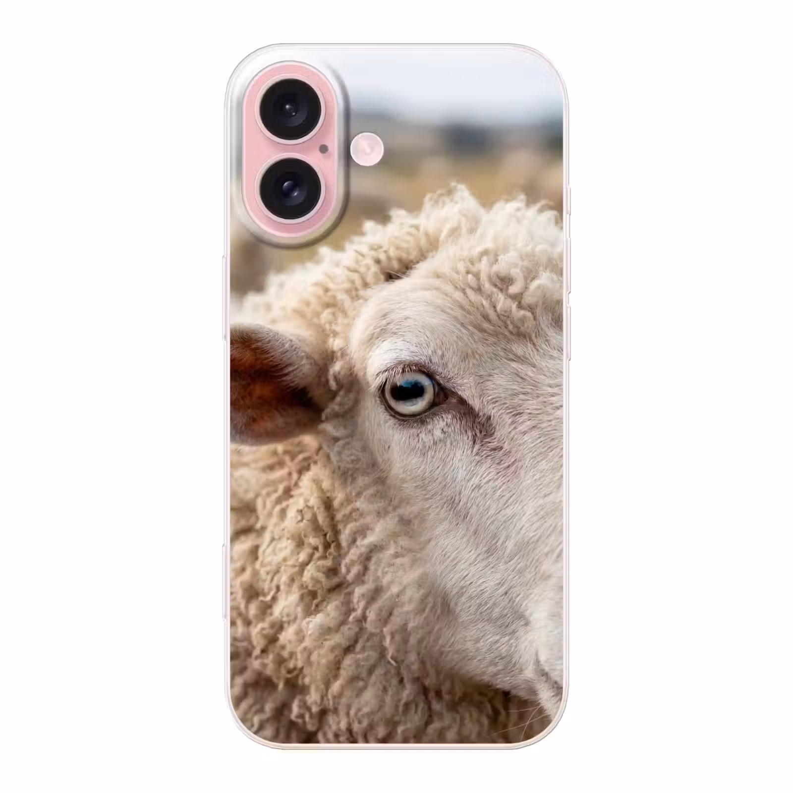 Telefoonhoesje - Schaap - Oog - Wit — 1