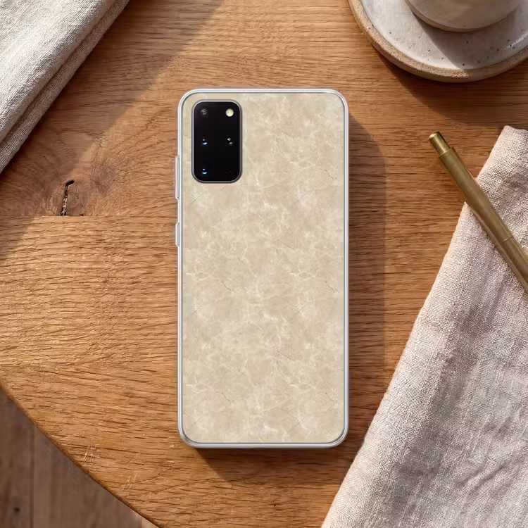 Telefoonhoesje - Lichtbeige - Marmer - Diffusie adering — 2