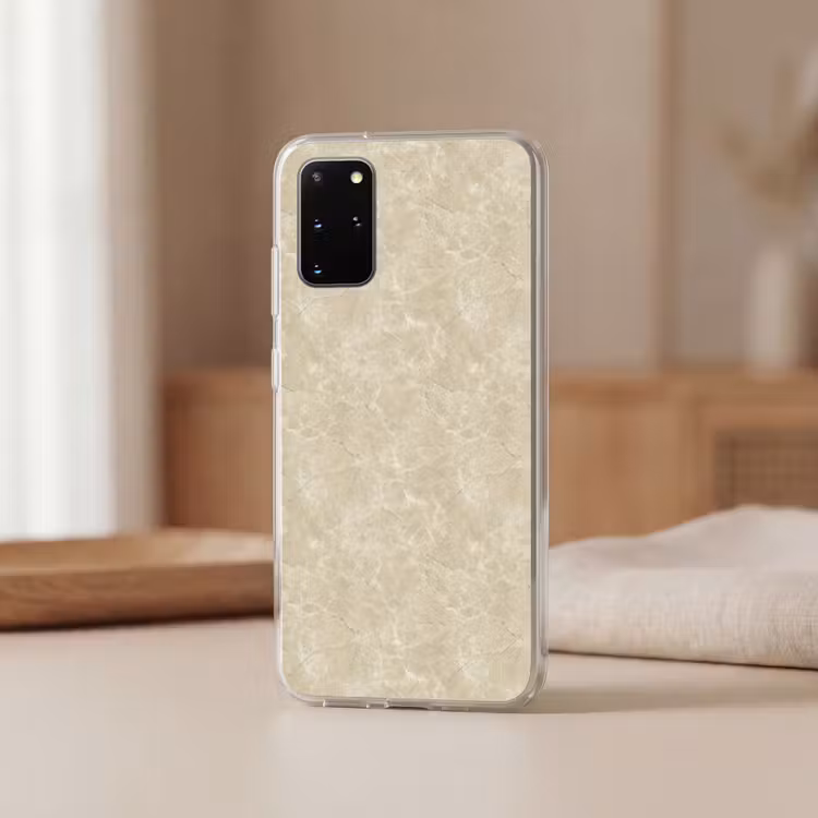 Telefoonhoesje - Lichtbeige - Marmer - Diffusie adering — 3