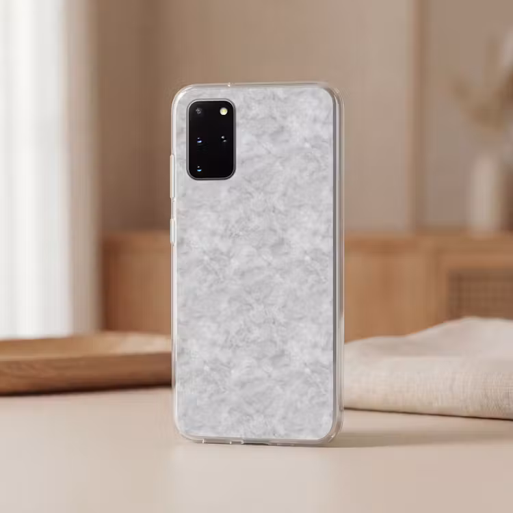 Telefoonhoesje - Grijs - Marmer - Mat — 3