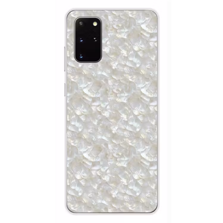 Telefoonhoesje - Parelmoerglans - Wit - Schelp — 4
