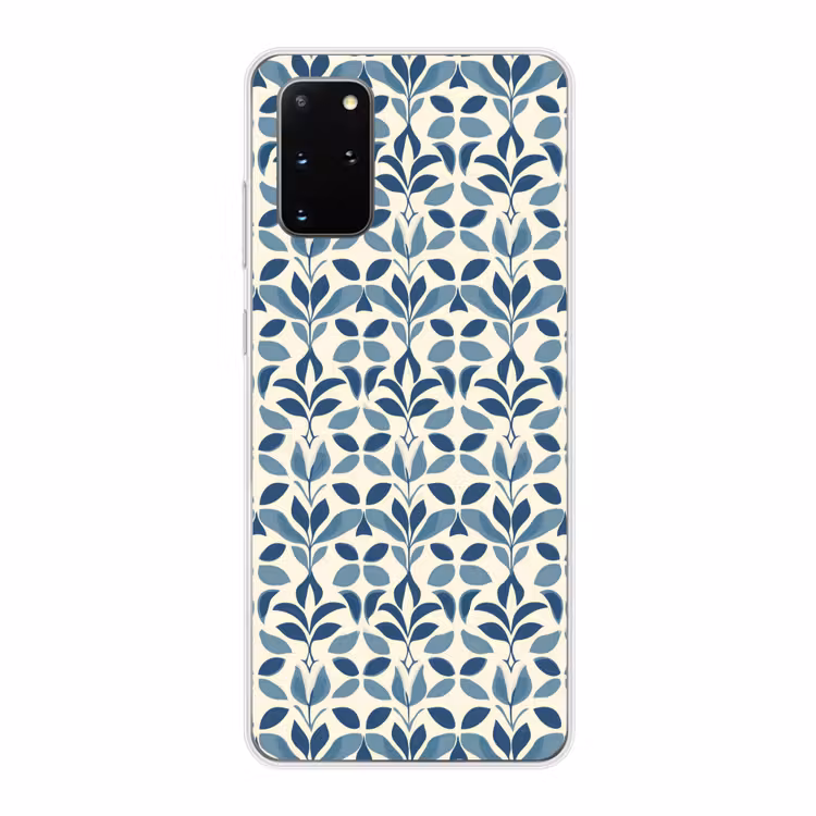 Telefoonhoesje - Flora - Modern - Blauw — 1