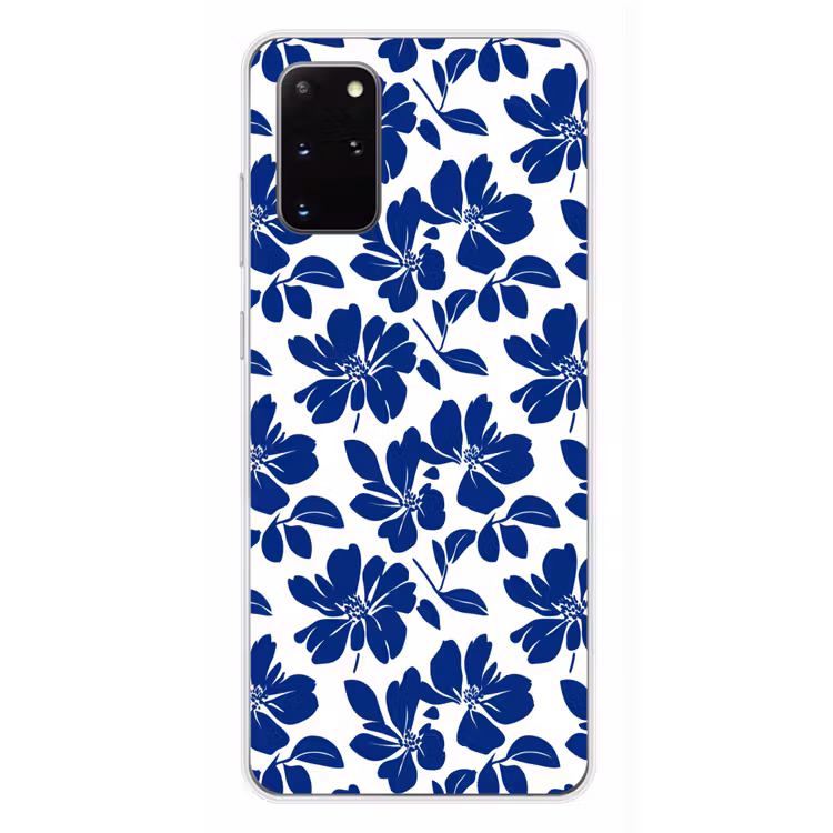 Telefoonhoesje - Floraal - Modern - Blauw — 4