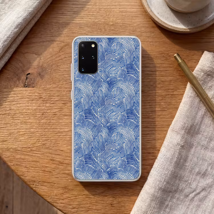 Telefoonhoesje - Modern - Abstract - Blauw — 2