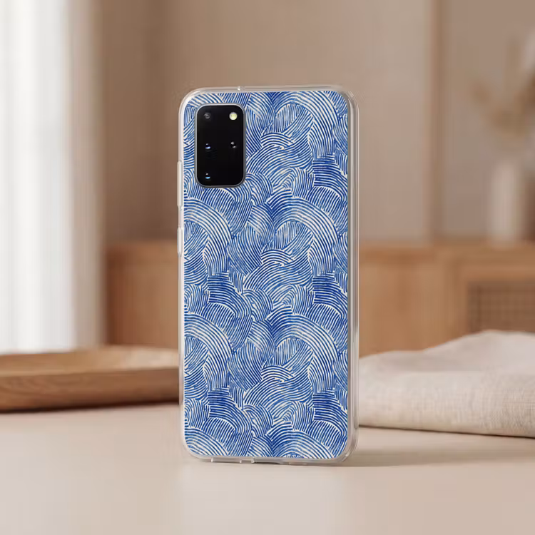 Telefoonhoesje - Modern - Abstract - Blauw — 3