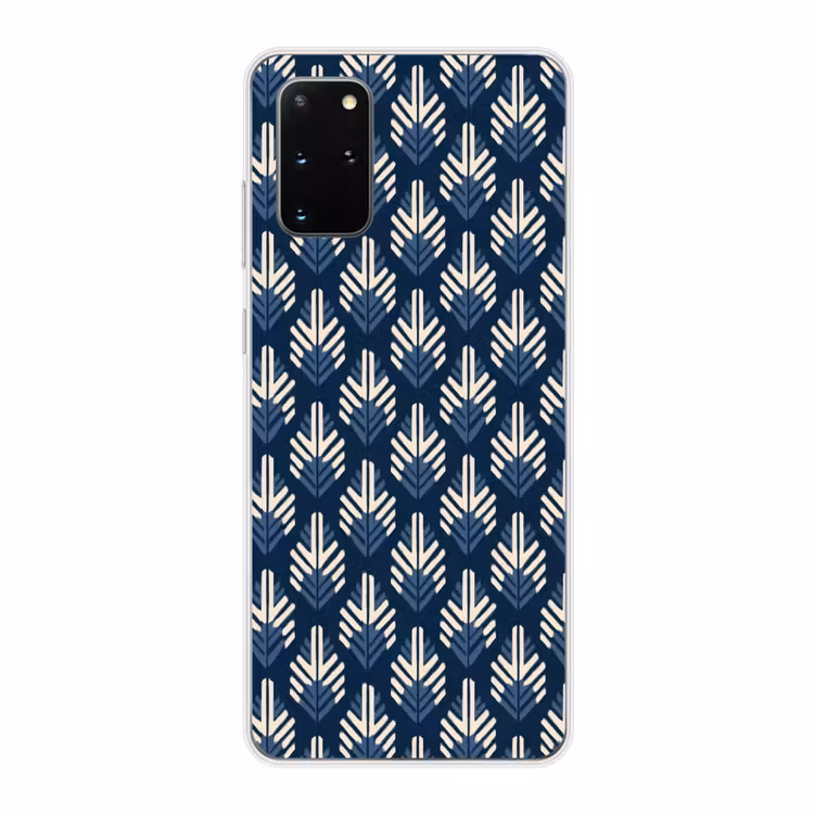 Telefoonhoesje - Modern - Patroon - Blauw — 1