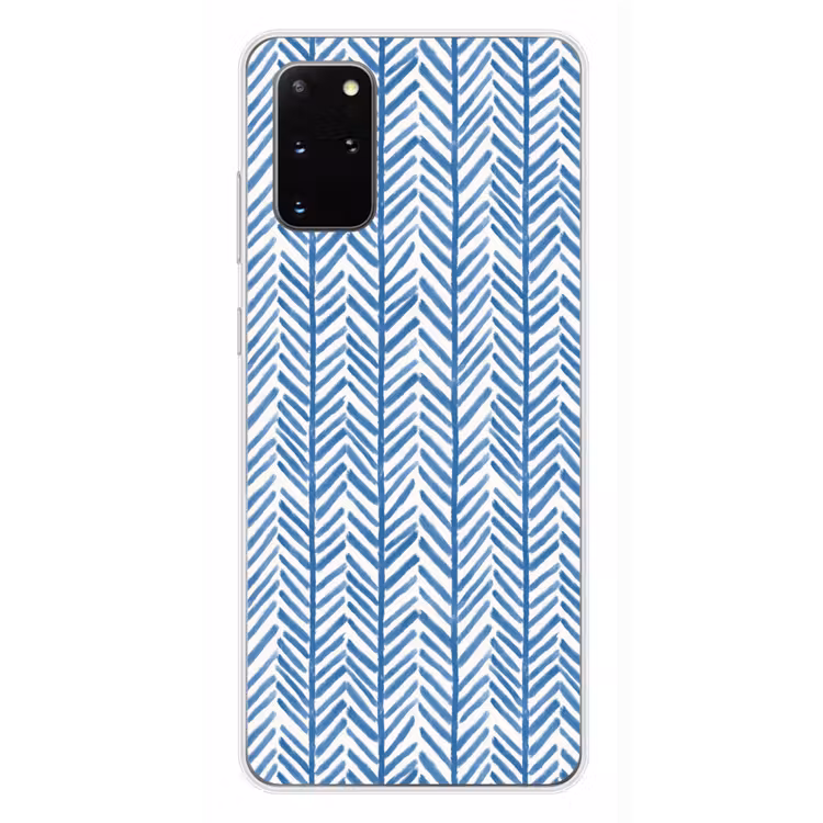 Telefoonhoesje - Patroon - Streep - Blauw — 4