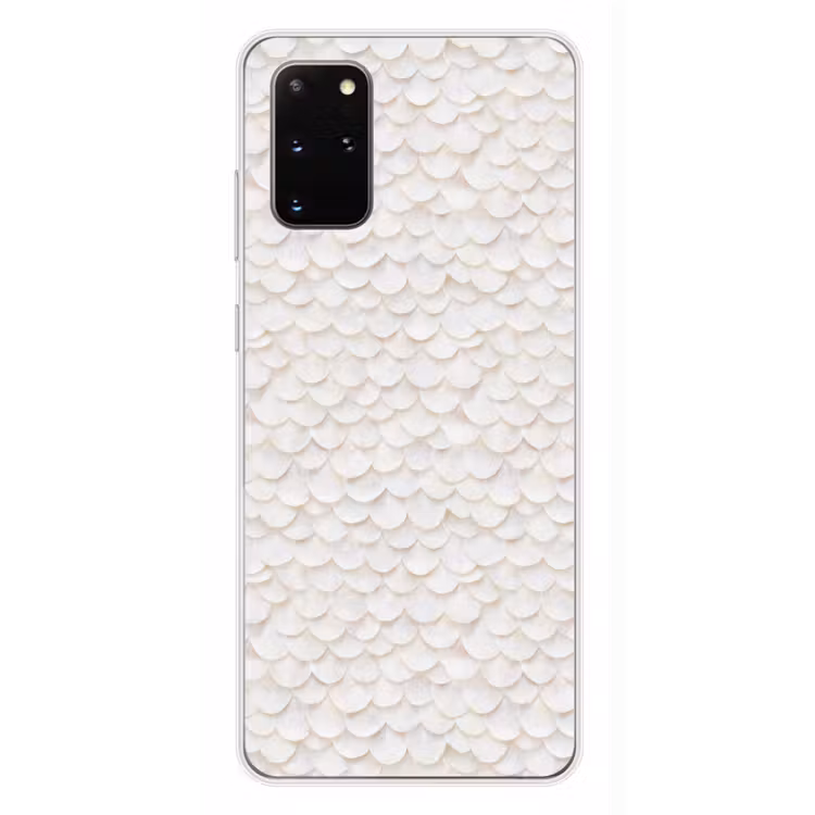 Telefoonhoesje - Schubben - Wit - Elegant — 4