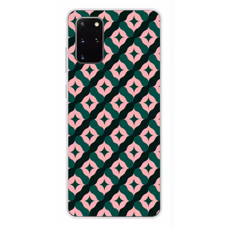 Telefoonhoesje - Groen - Roze - Retro - Sterren — 4
