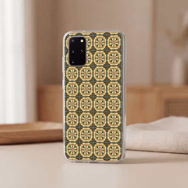 Telefoonhoesje - Ornament - Patroon - Groen — 3
