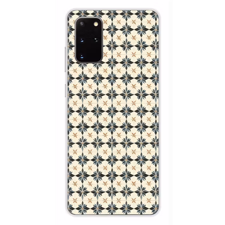 Telefoonhoesje - Sierlijk - Ornament - Blauw — 4