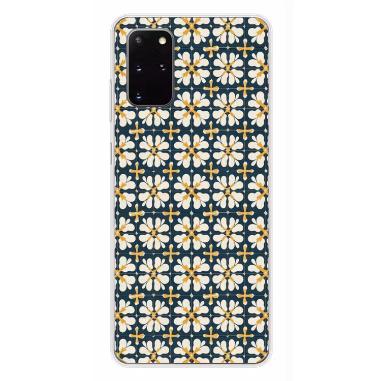 Telefoonhoesje - Motief - Tegel - Okergeel — 4