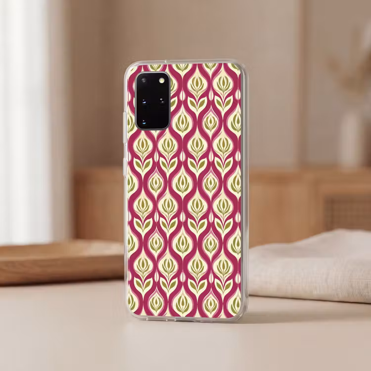 Telefoonhoesje - Retro - Floraal - Paars — 3