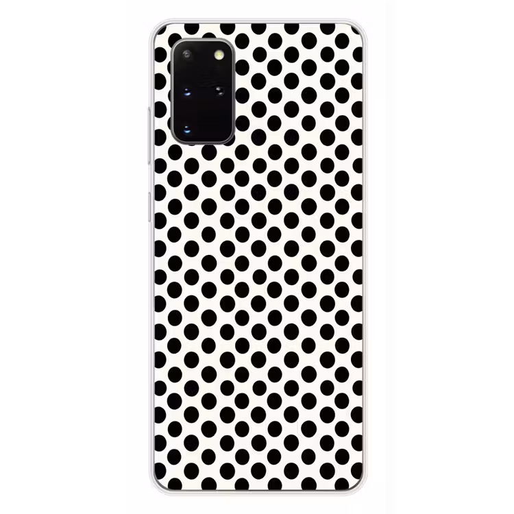 Telefoonhoesje - Klassiek - Stippen - Zwart — 4