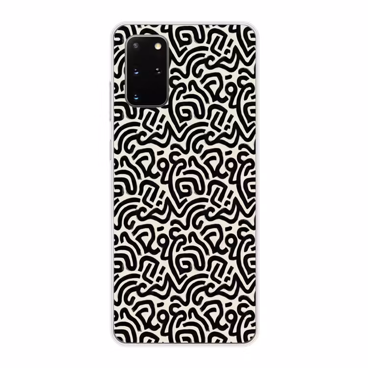 Telefoonhoesje - Modern - Abstract - Zwart — 1