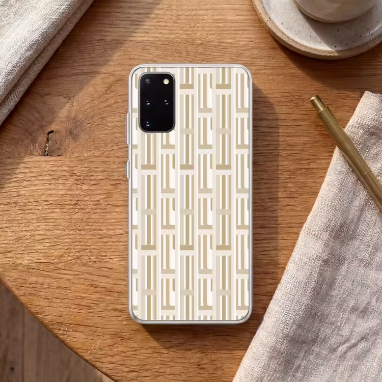 Telefoonhoesje - Modern - Geometrisch - Beige — 2