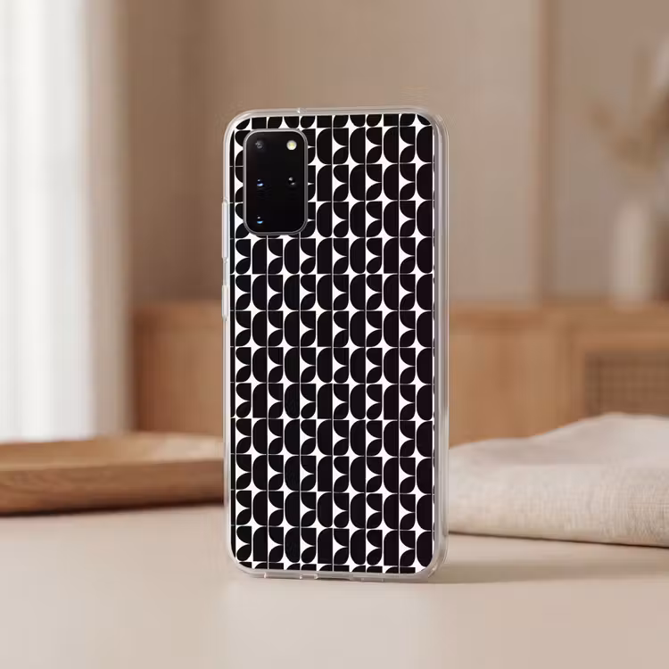 Telefoonhoesje - Modern - Geometrisch - Zwart — 3