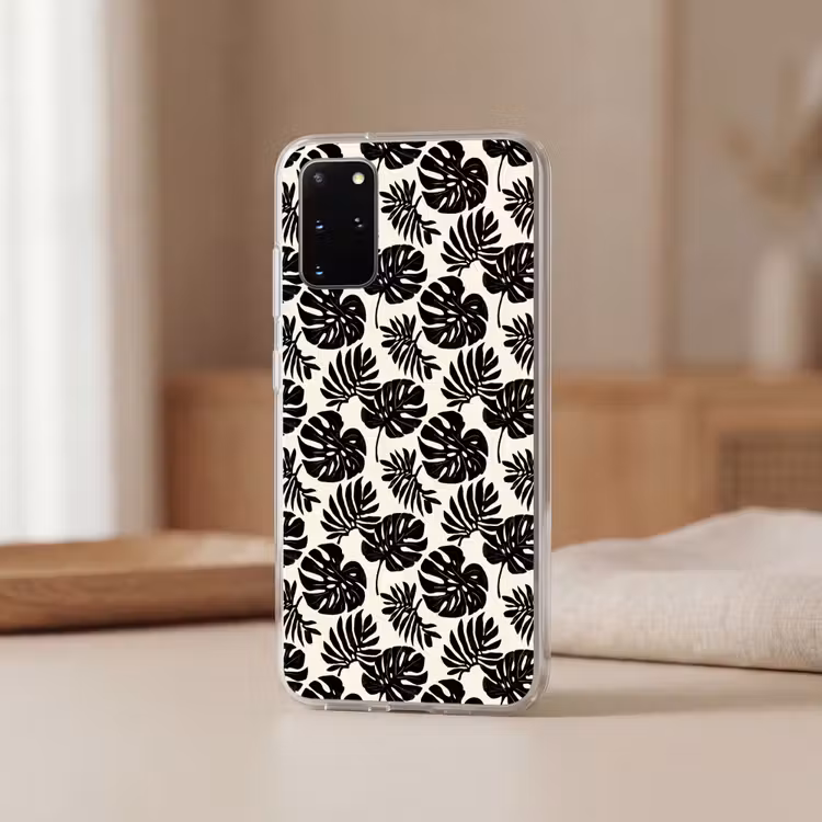 Telefoonhoesje - Modern - Monstera - Zwart — 3
