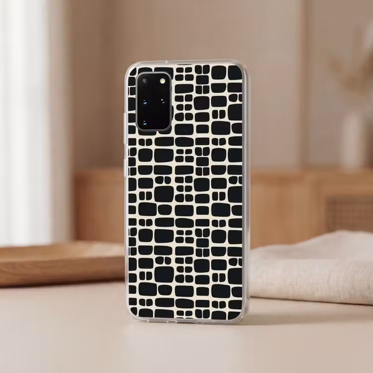Telefoonhoesje - Modern - Organisch - Zwart — 3