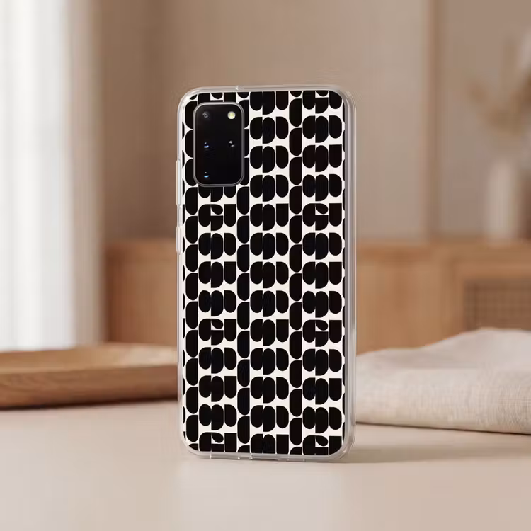 Telefoonhoesje - Modern - Patroon - Zwart — 3