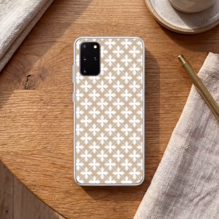 Telefoonhoesje - Patroon - Symmetrisch - Beige — 2
