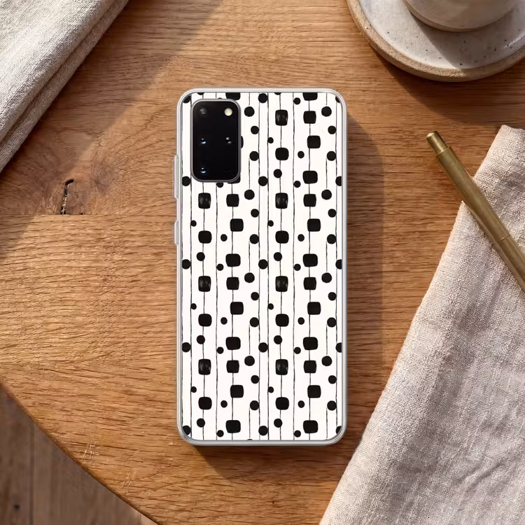 Telefoonhoesje - Grafisch - Modern - Zwart — 2