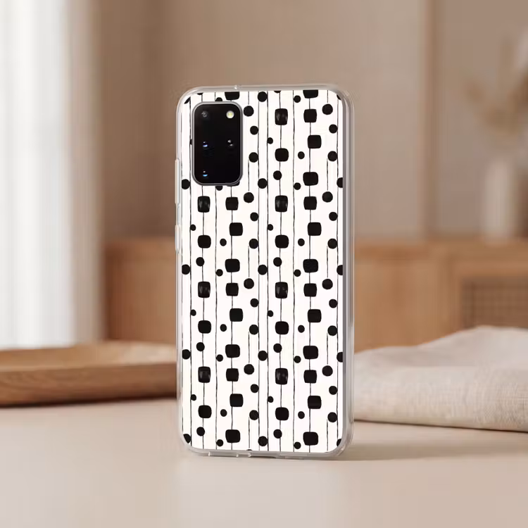 Telefoonhoesje - Grafisch - Modern - Zwart — 3