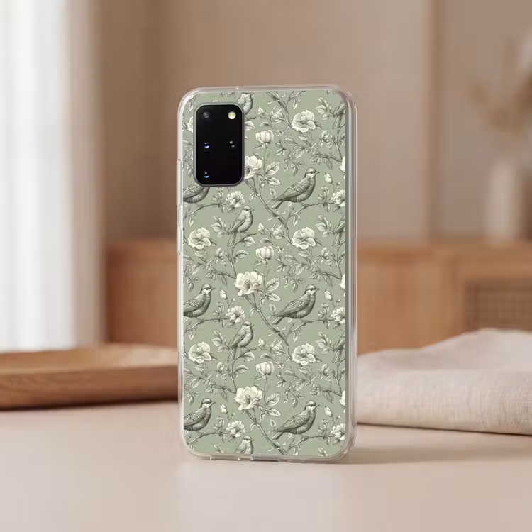 Telefoonhoesje - Klassiek - Botanisch - Groen — 3