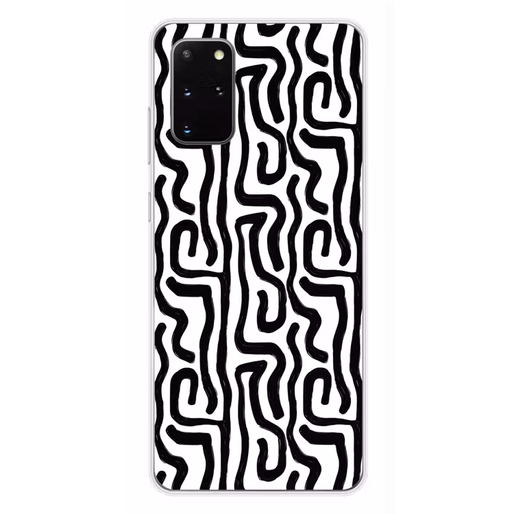Telefoonhoesje - Modern - Lijnen - Zwart — 4