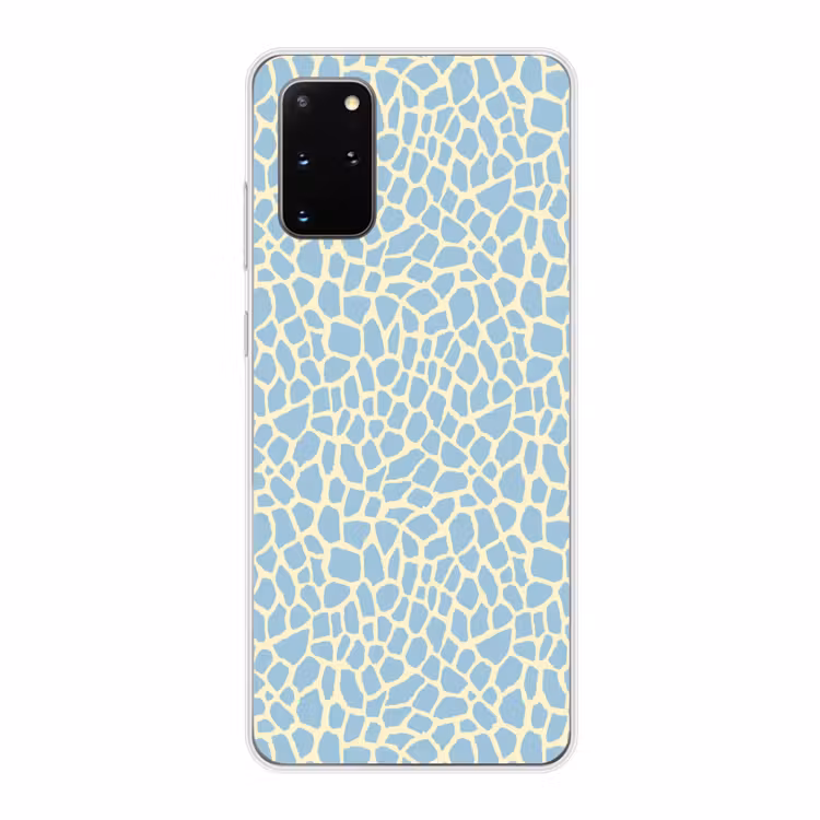 Telefoonhoesje - Giraf - Modern - Blauw — 1