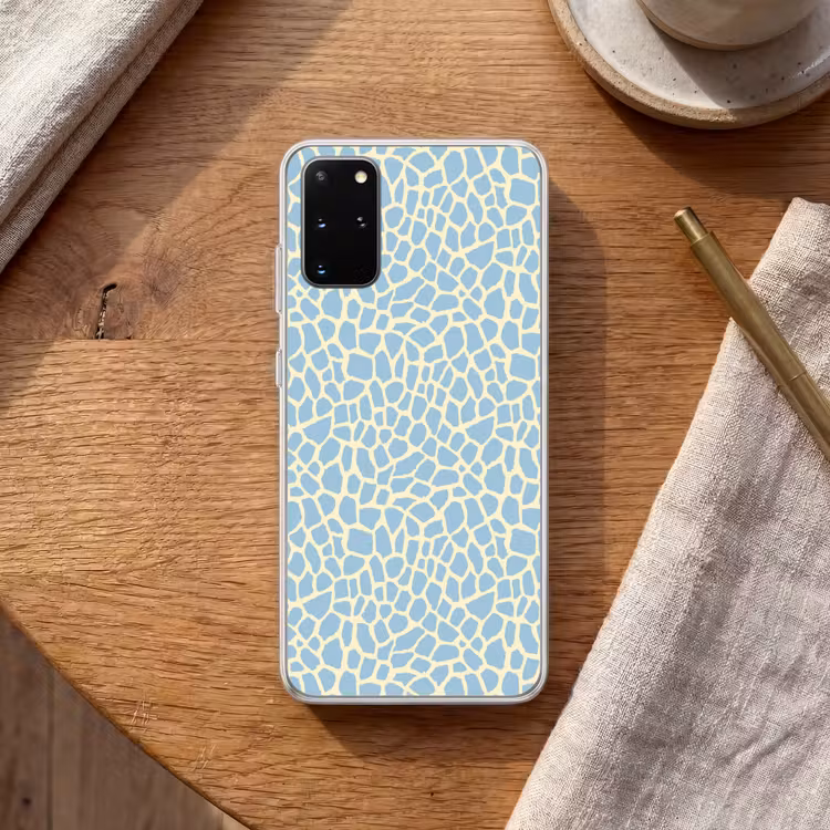 Telefoonhoesje - Giraf - Modern - Blauw — 2
