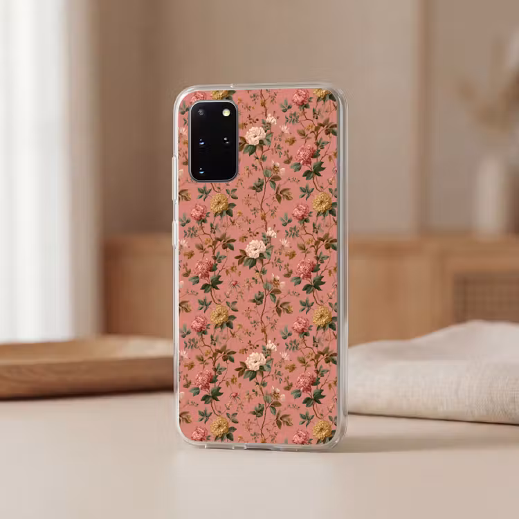Telefoonhoesje - Klassiek - Botanisch - Roze — 3