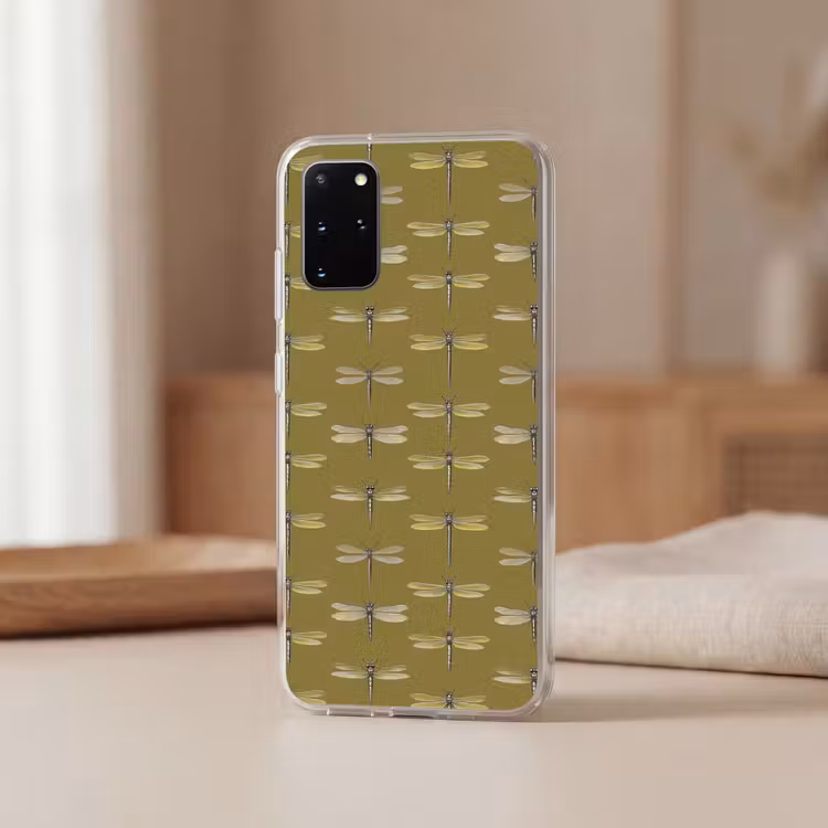 Telefoonhoesje - Libellen - Patroon - Groen — 3